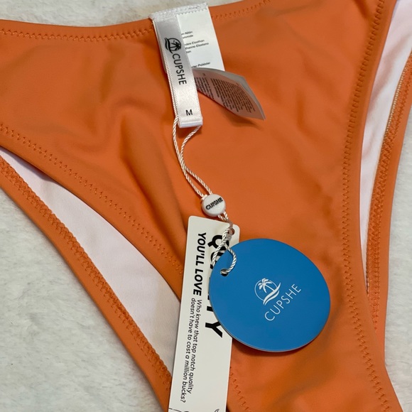 Orange low waisted bikini bottom - Picture 3 of 4